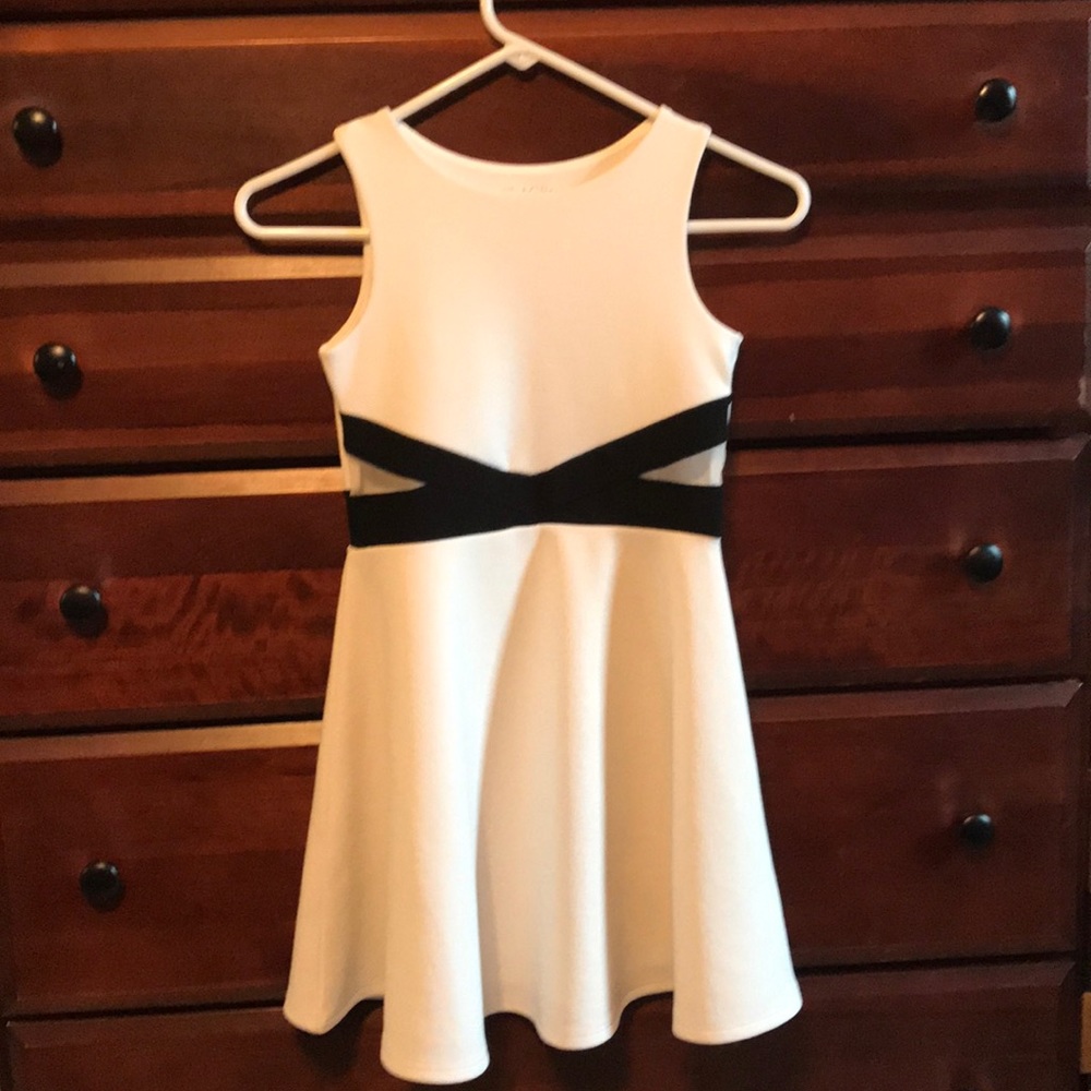 Children’s Place white cutout dress.
